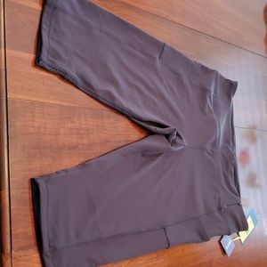 Tangerine womens power core mesh Capri leggings